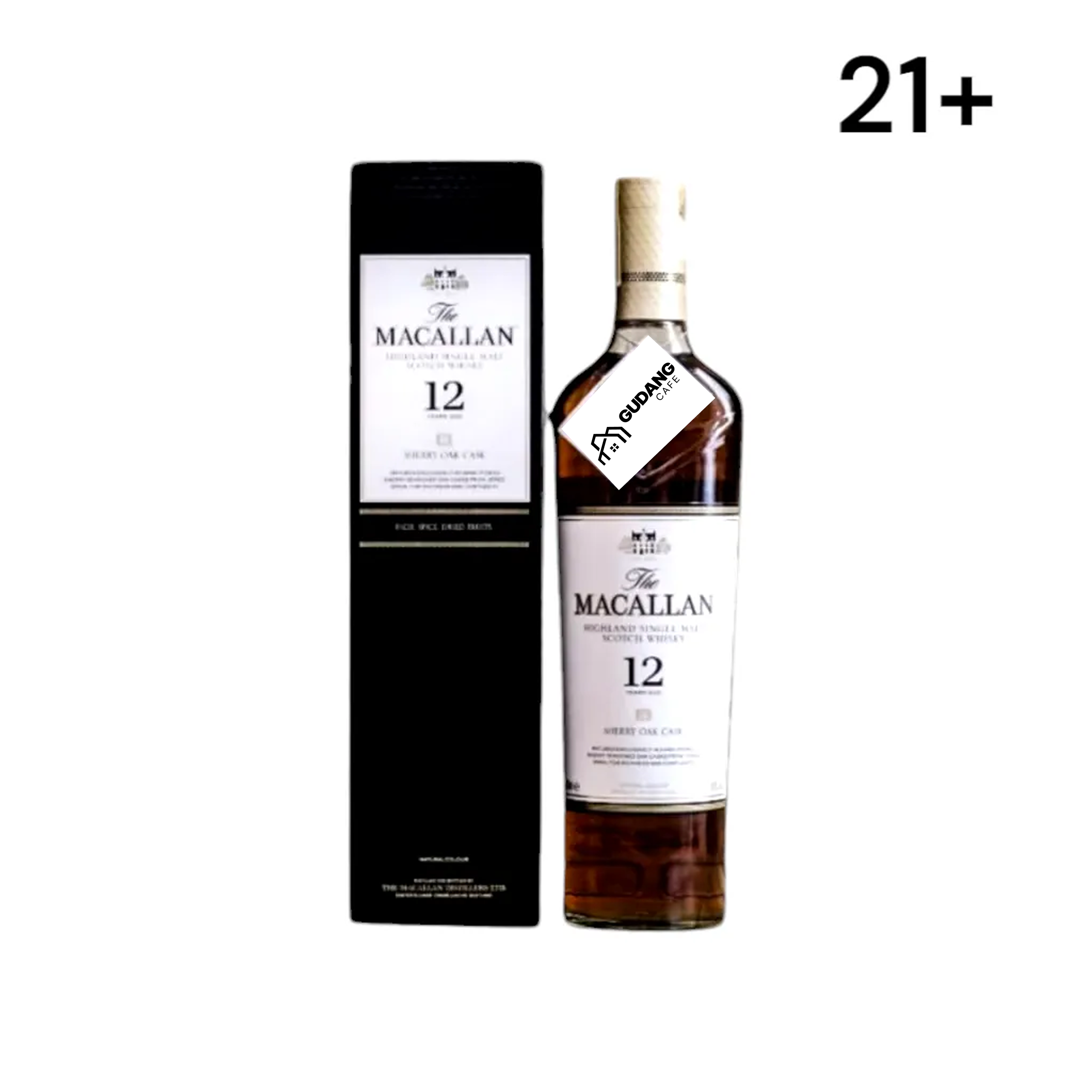 Macallan 12 YO Sherry Oak Cask Single Malt Whisky - 700ml